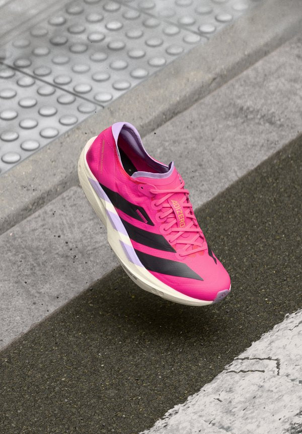 adidas Performance ADIZERO TAKUMI SEN 11 W - Road running shoes - shock pink/aurora black/powder plum