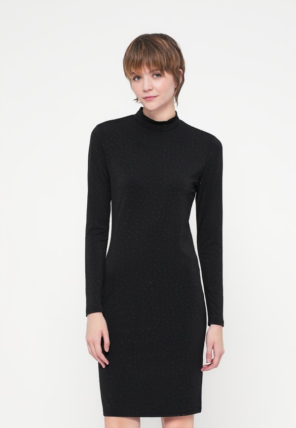 Vero Moda VMNATA HIGHNECK DRESS - Cocktail dress / Party dress - black
