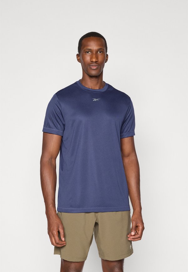 Reebok ID TRAIN TECH TEE - Sports T-shirt - vector navy