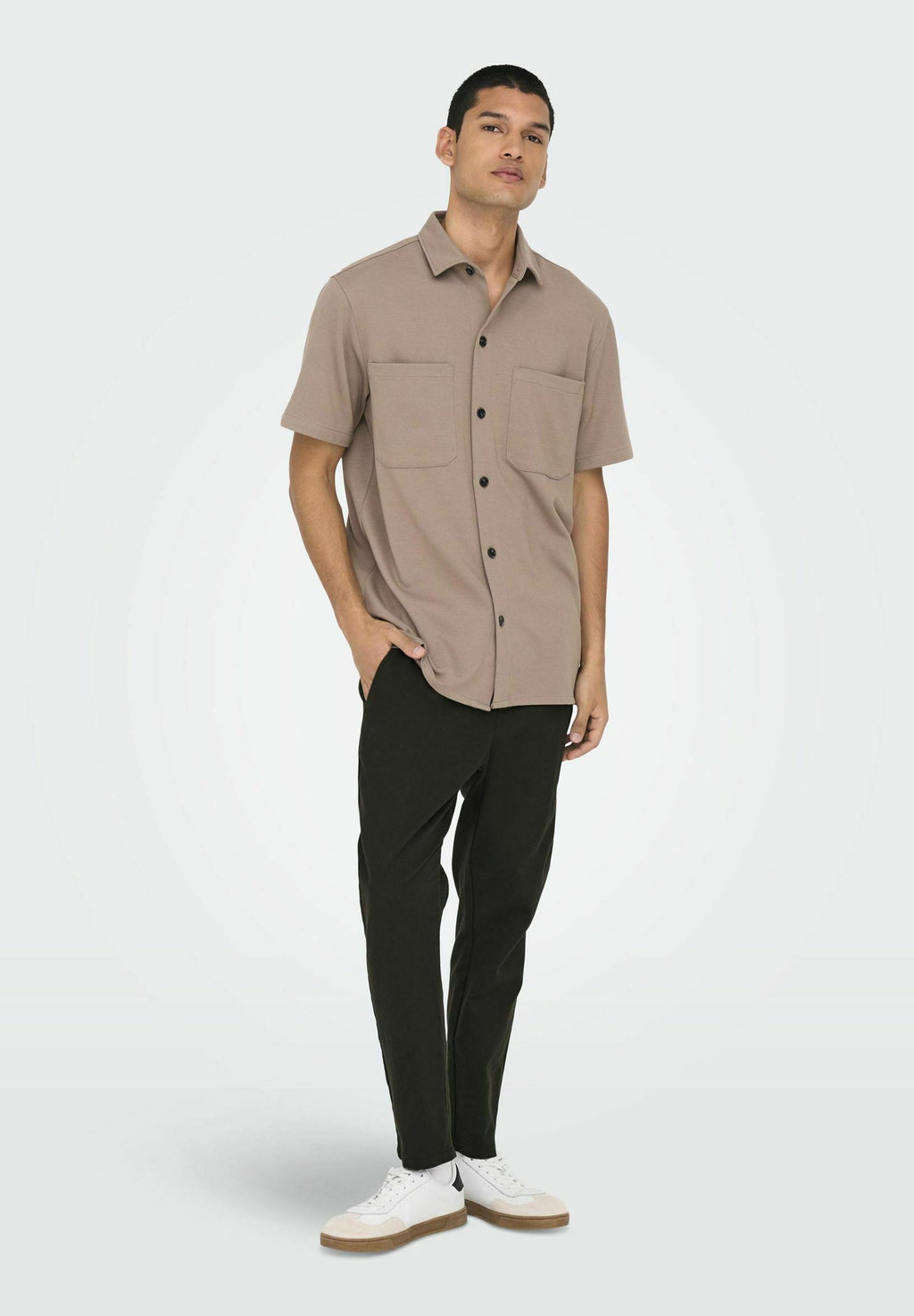 Joggers ONSLINUS Tapered Fit Linen Media 3