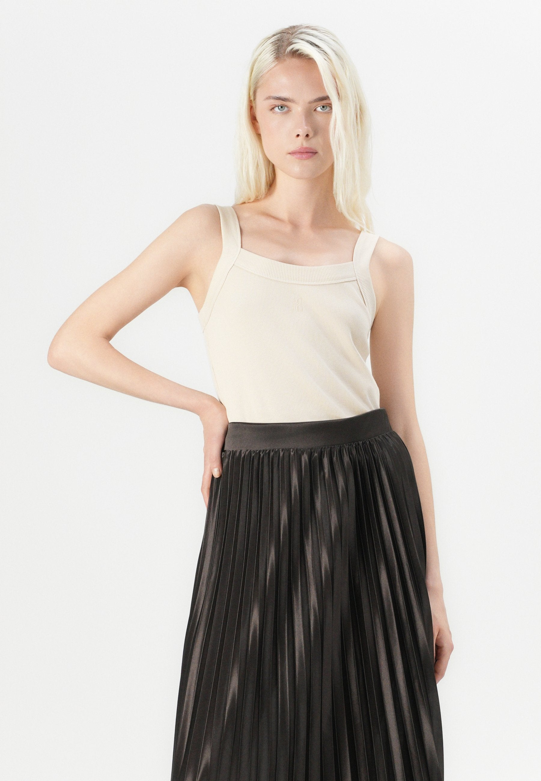ONLY ONLKOLTER PLISSE LONG SKIRT
