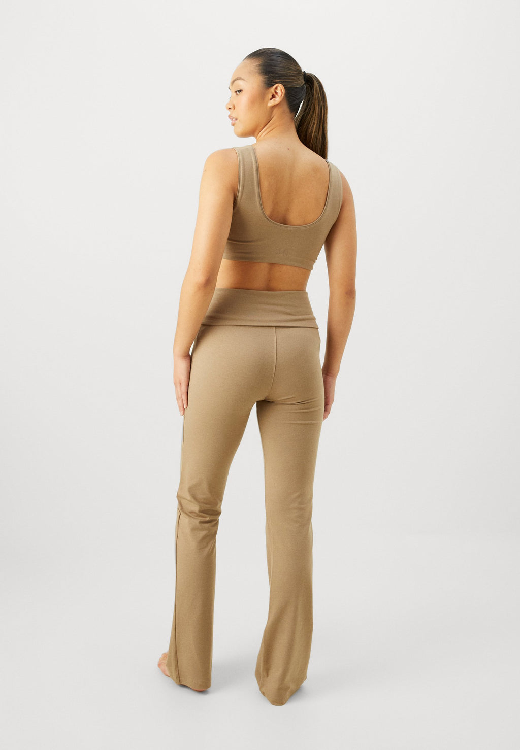 Casall SUBLIME FOLDED FLARE PANTS