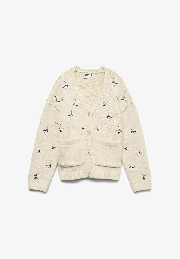 Vero Moda Knitted AWVALLEY Knit - Cardigan - birch