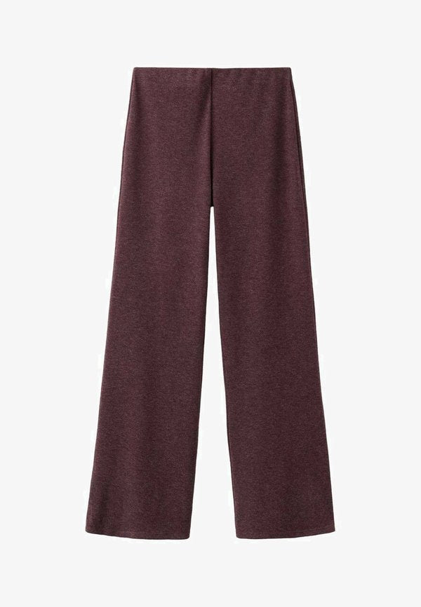 Mango Trousers - burgundy