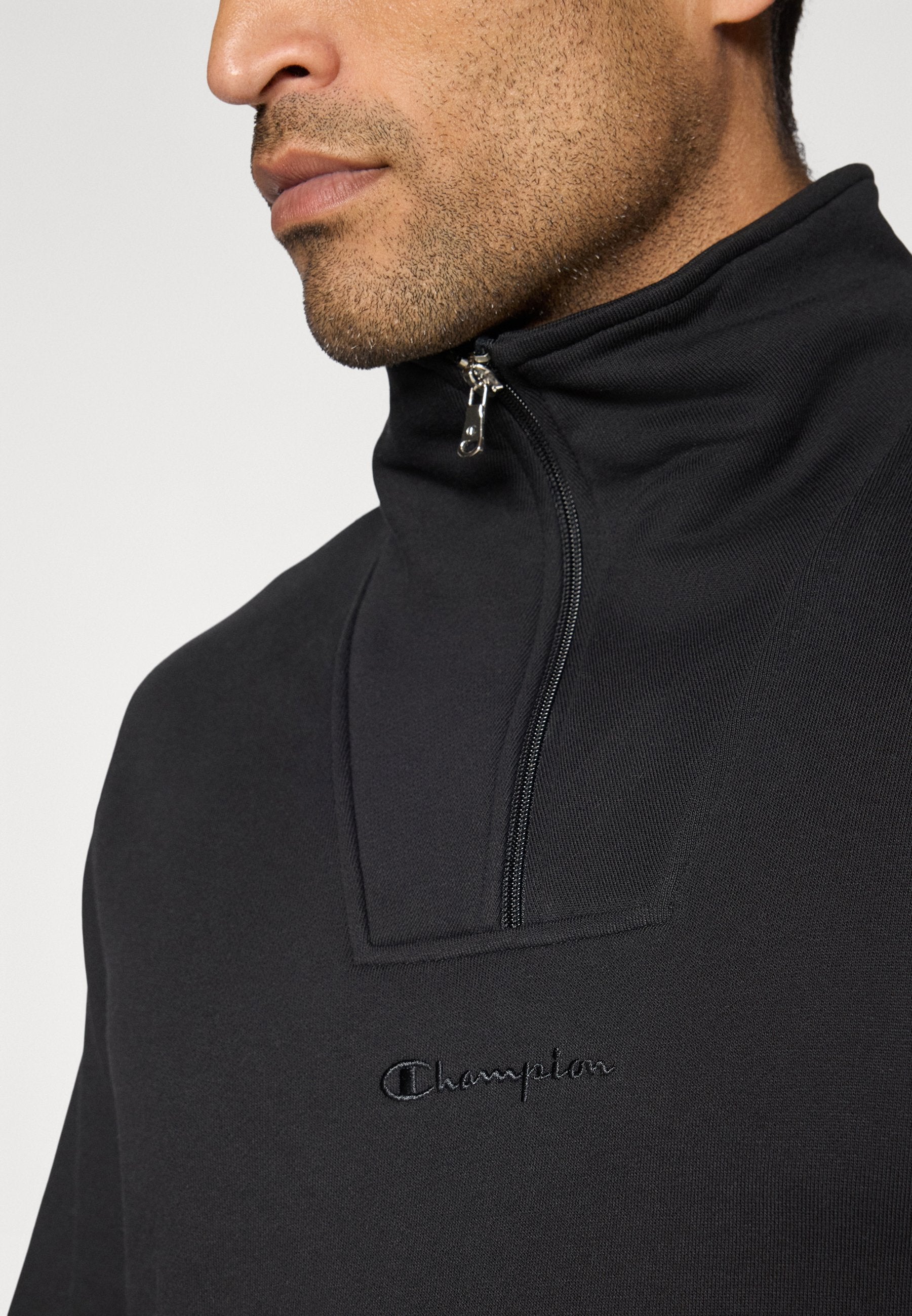 Champion ICONS TONAL HALF ZIP SMALL LOGO