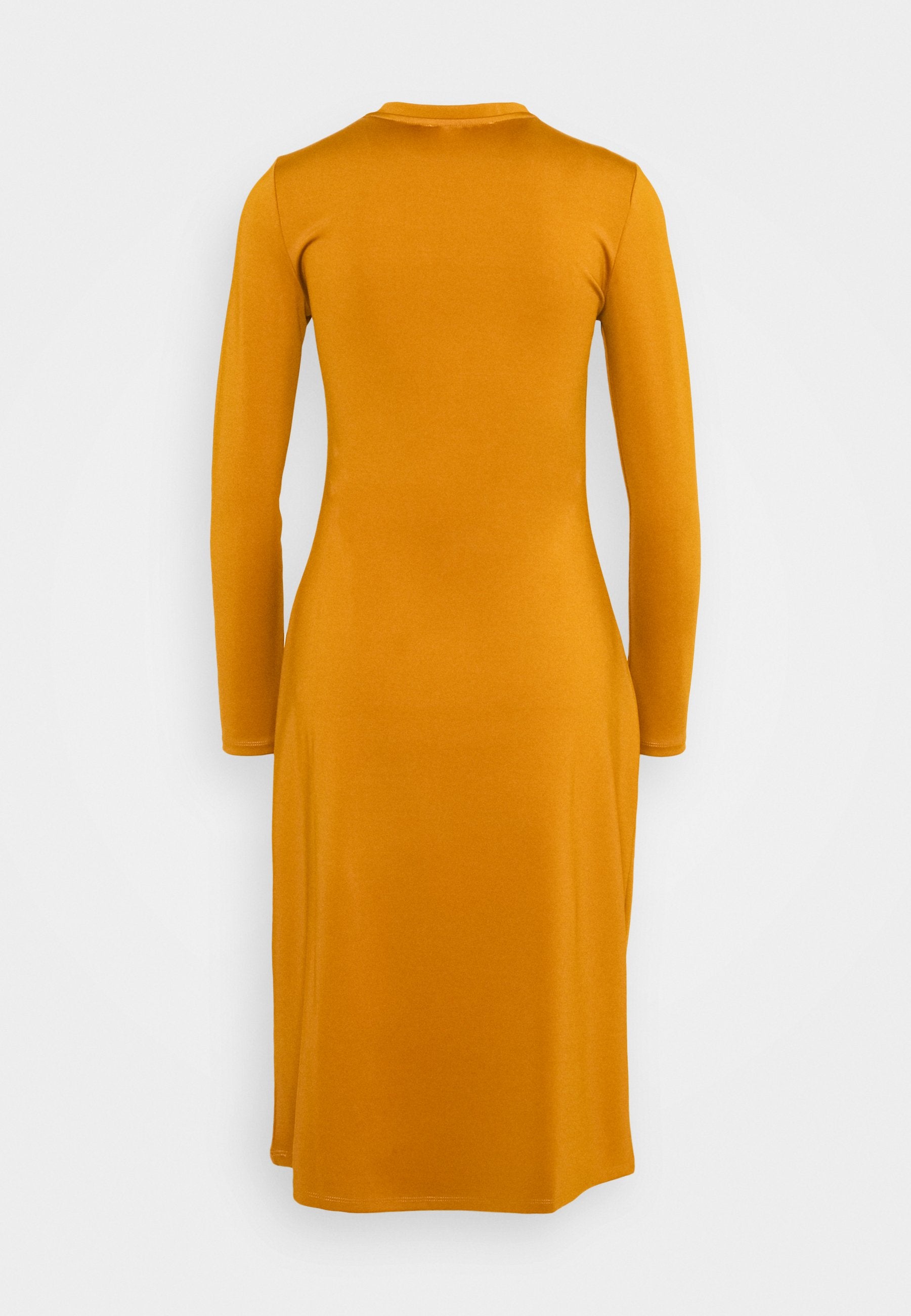 NU-IN STEFANIE GIESINGER CUT OUT MOCK NECK MIDI DRESS