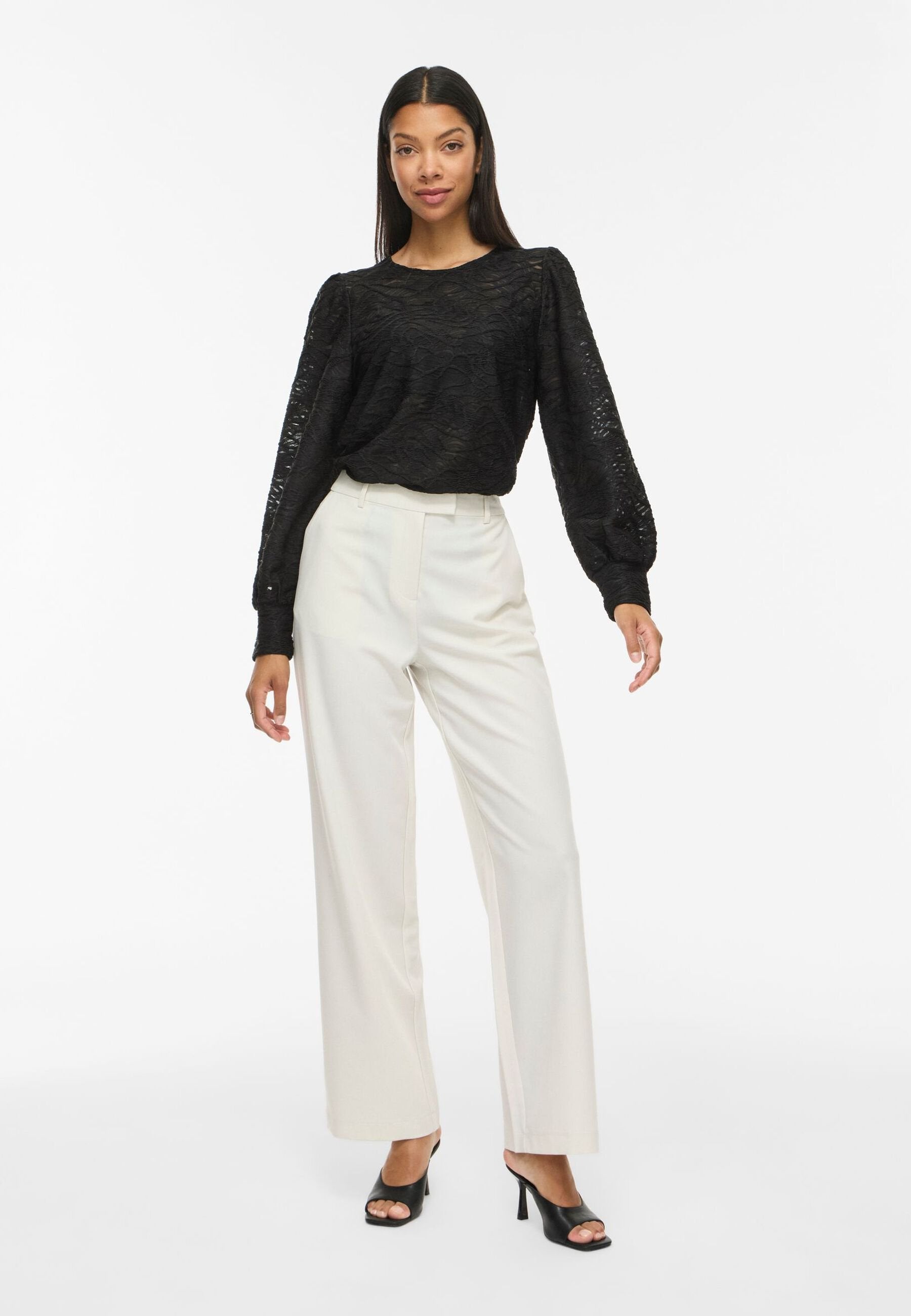 VILA VIFINA L/S O-NECK TOP - NOOS