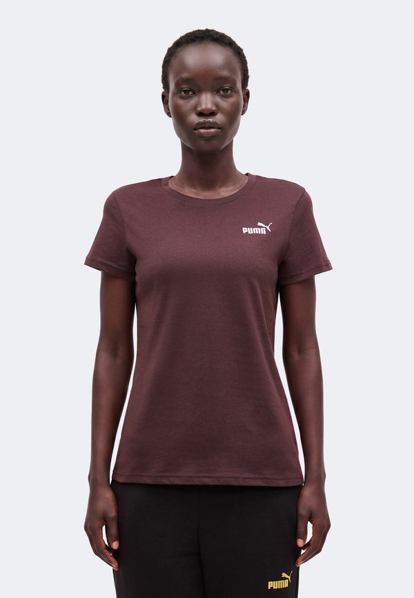 Puma SMALL NO. 1 LOGO TEE - Basic T-shirt - chocolate fondue