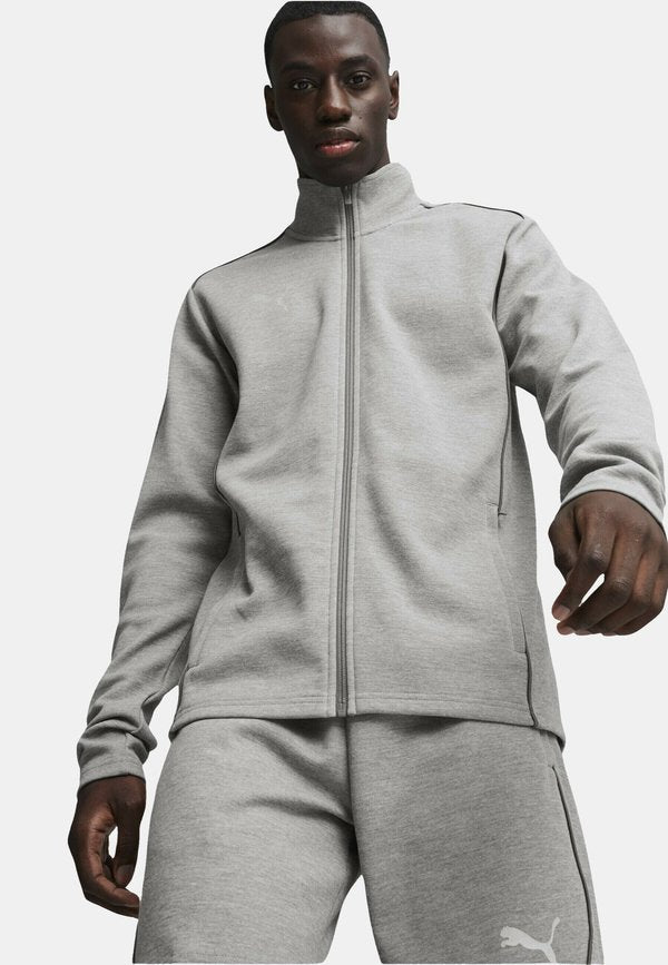 Puma TEAMFINAL CASUALS  - Zip-up sweatshirt - grausilber