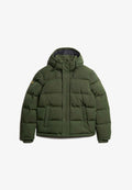 Superdry & Co EVEREST HOODED PUFFER - Winter jacket - army green