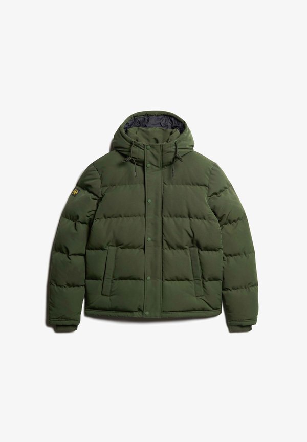 Superdry & Co EVEREST HOODED PUFFER - Winter jacket - army green