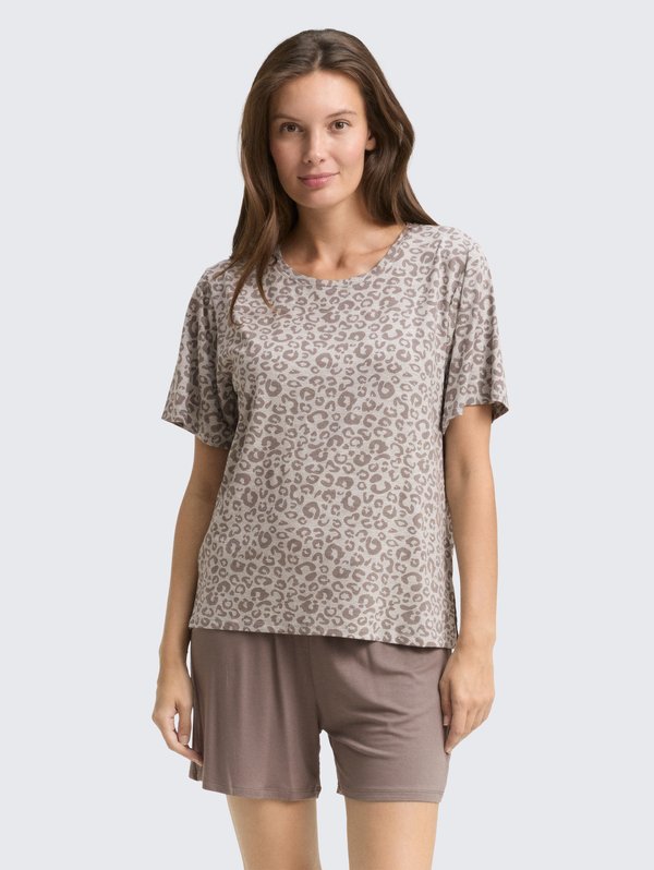 TOM TAILOR Pyjama set - graumittel allover