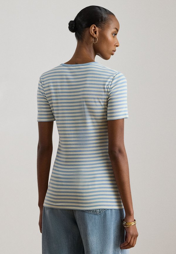 Lauren Ralph Lauren Petite STRIPED STRETCH COTTON TEE