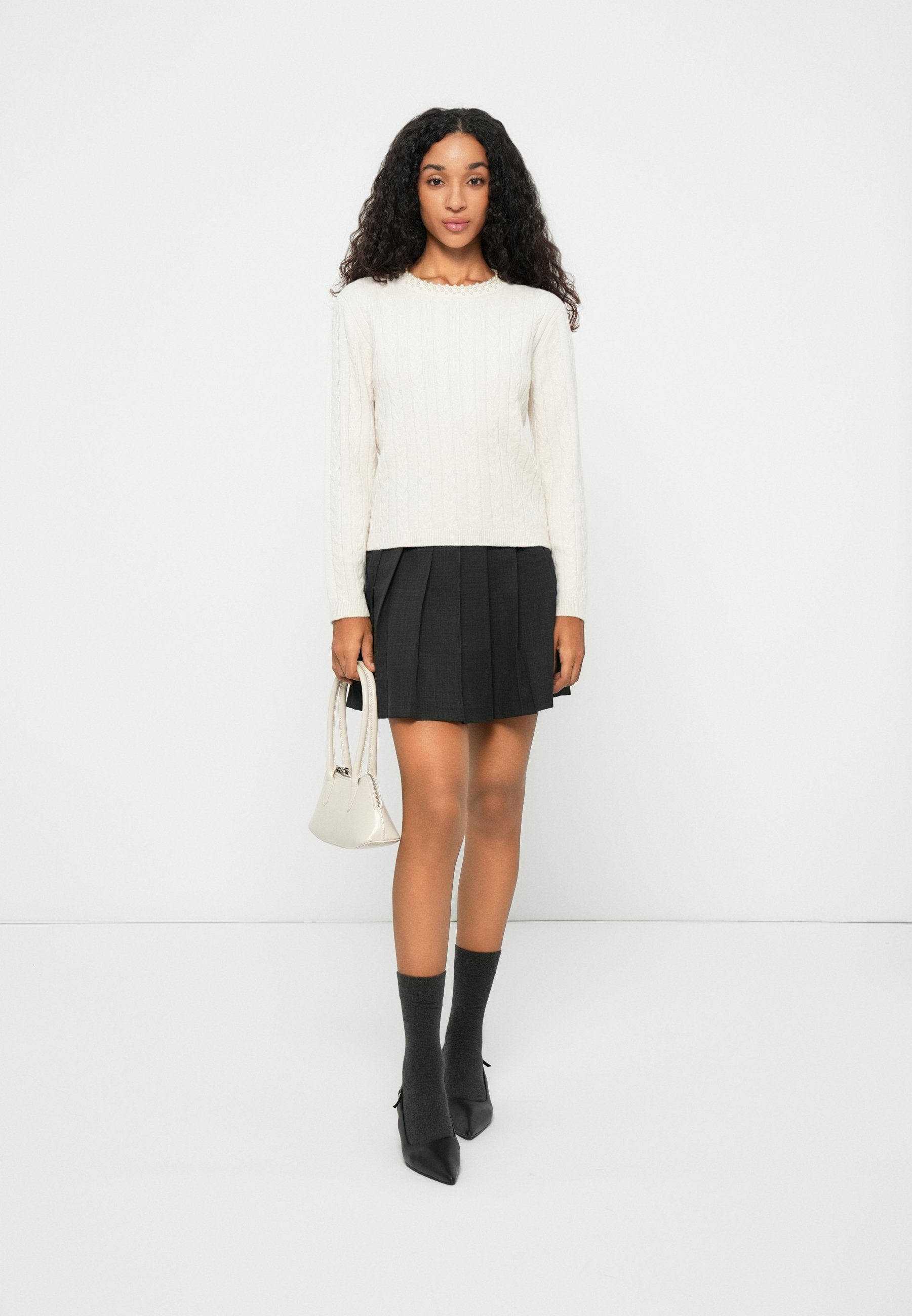 Vero Moda VMLUNA CABLE PEARL PULLOVER