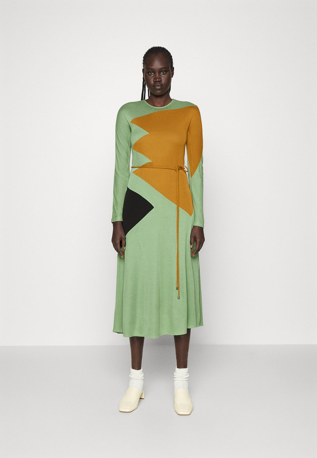 Tory Burch COLORBLOCK HONEYCOMB DRESS