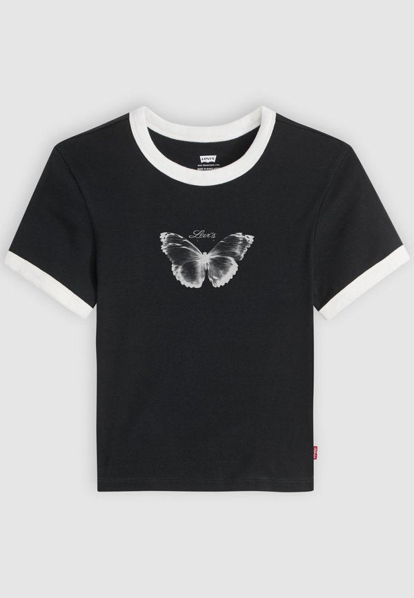 Levi's® GRAPHIC MINI RINGER - Print T-shirt - black