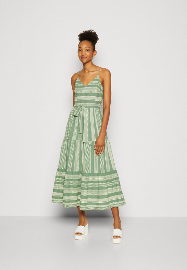 Vero Moda VMDICTHE SINGLET ANKLE DRESS - Maxi dress - dark ivy/athen birch