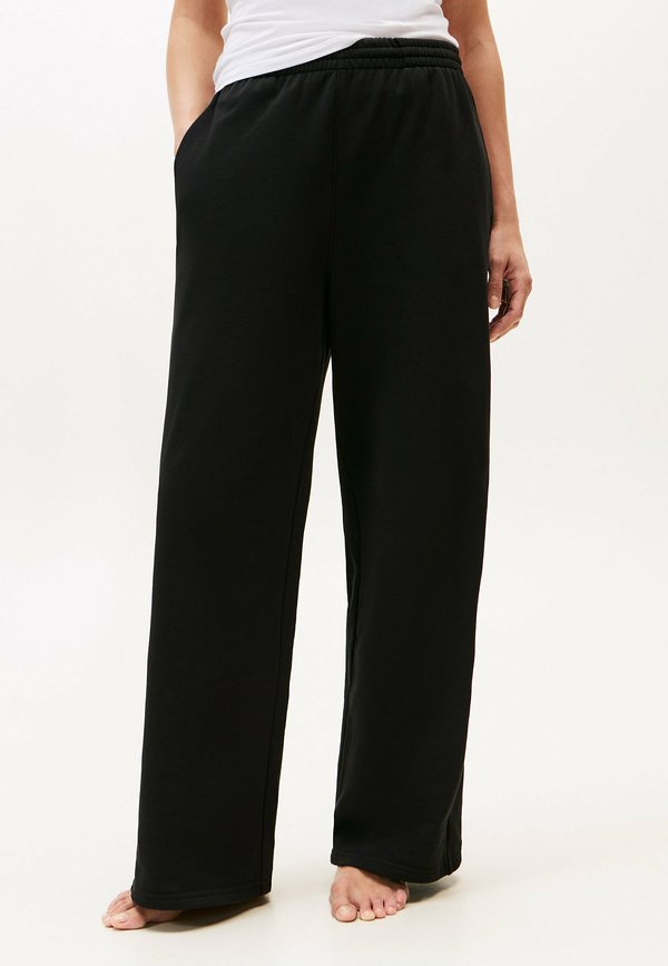 Tommy Hilfiger ESSENTIAL WIDE LEG - Pyjama bottoms - black