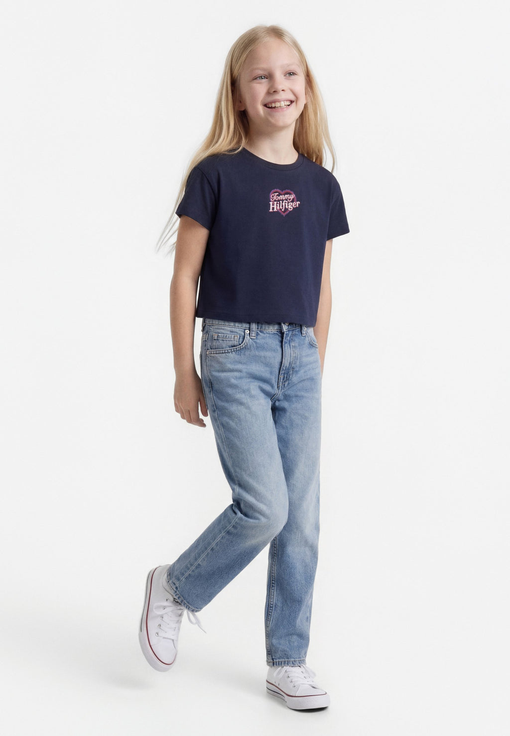 HEART EMBROIDERY LOGO JERSEY T-SHIRT Media 2