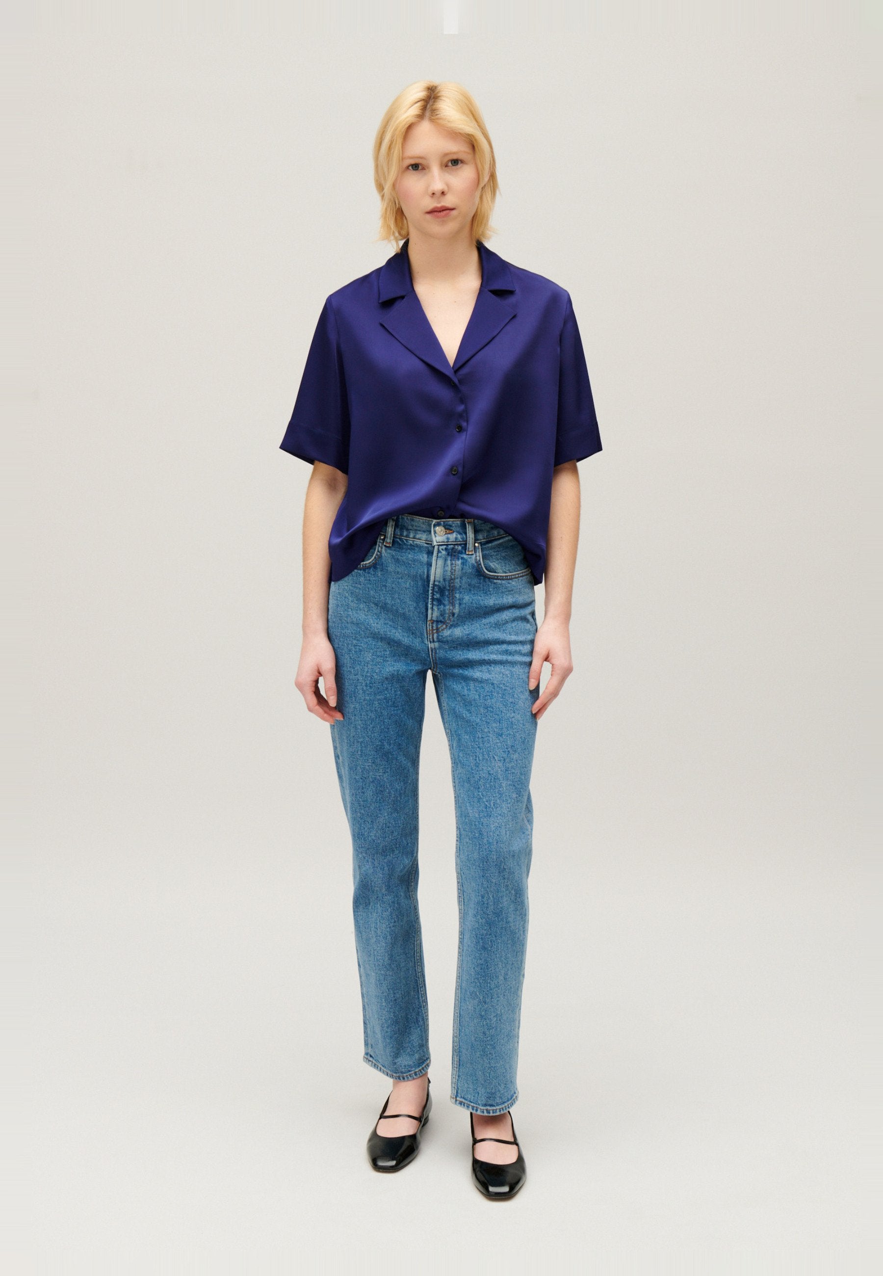 Claudie Pierlot CHEMISE FLUIDE MANCHES COURTES