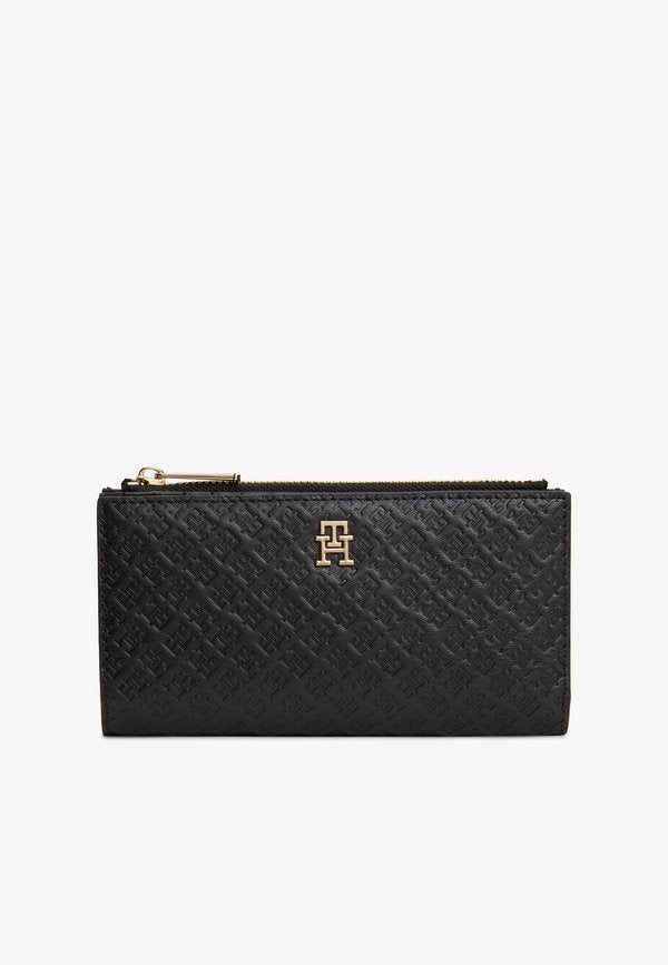 Tommy Hilfiger ICON LONG BIFOLD - Wallet - black