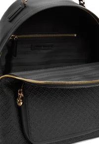 Tommy Hilfiger TH MONOGRAM DEBOSSED DOME BACKPACK - Rucksack - black