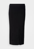 CABLE MIDI SKIRT WITH VENT AT FRONT BODY Media 1