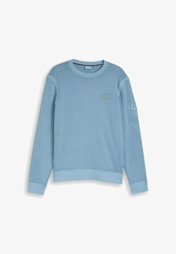 TOM TAILOR MIT ÄRMELTASCHE - Sweatshirt - mountain spring blue