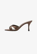 Mango ADULT - Heeled mules - dark brown
