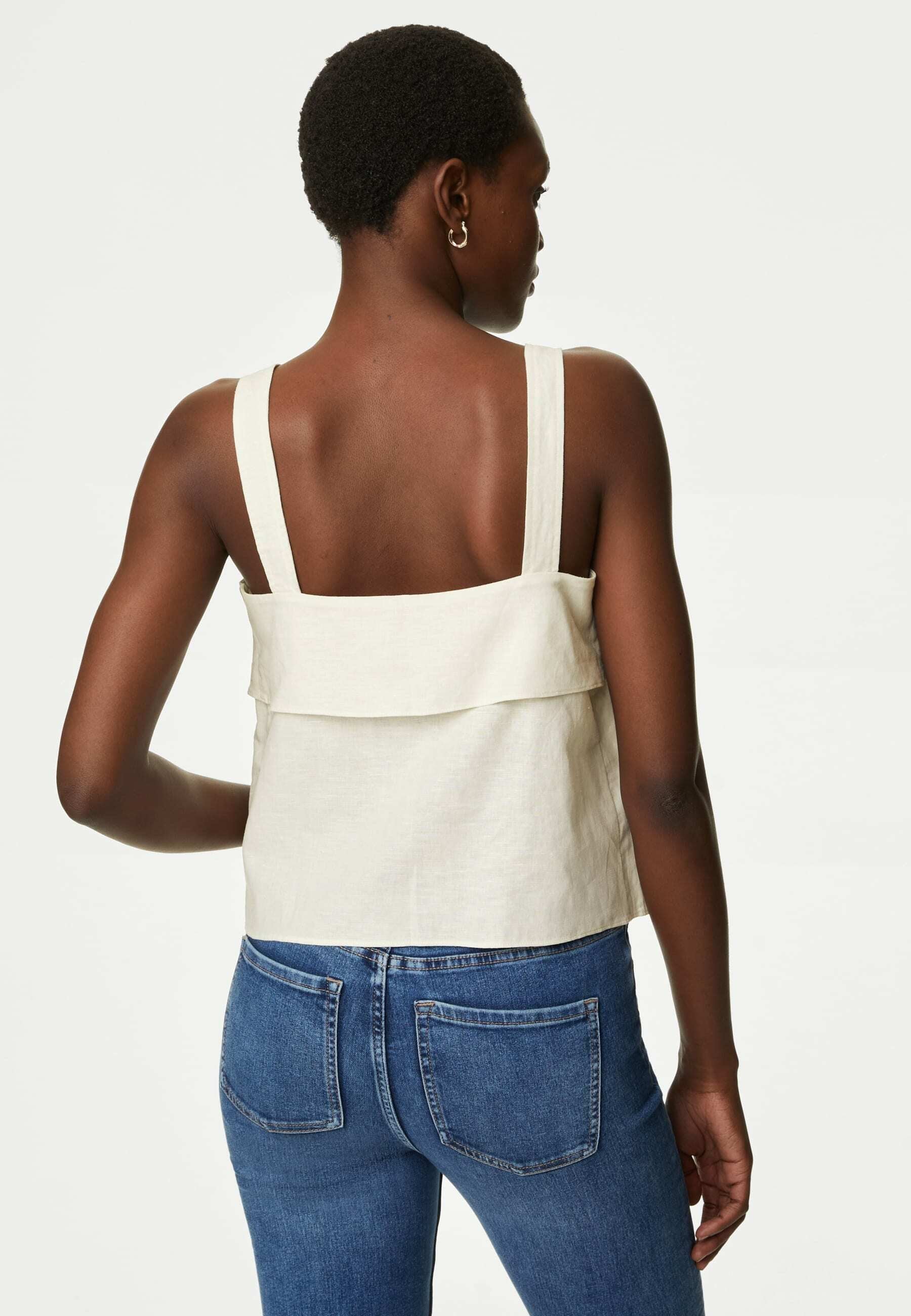 Marks & Spencer LINEN BLEND LAYERED