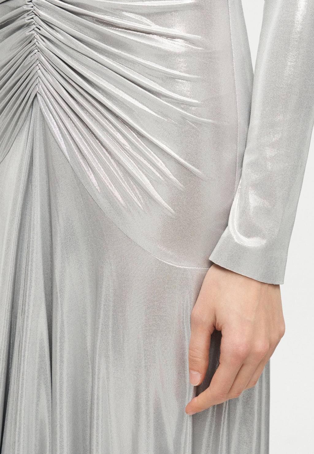 Norma Kamali LONG SLEEVE V NECK