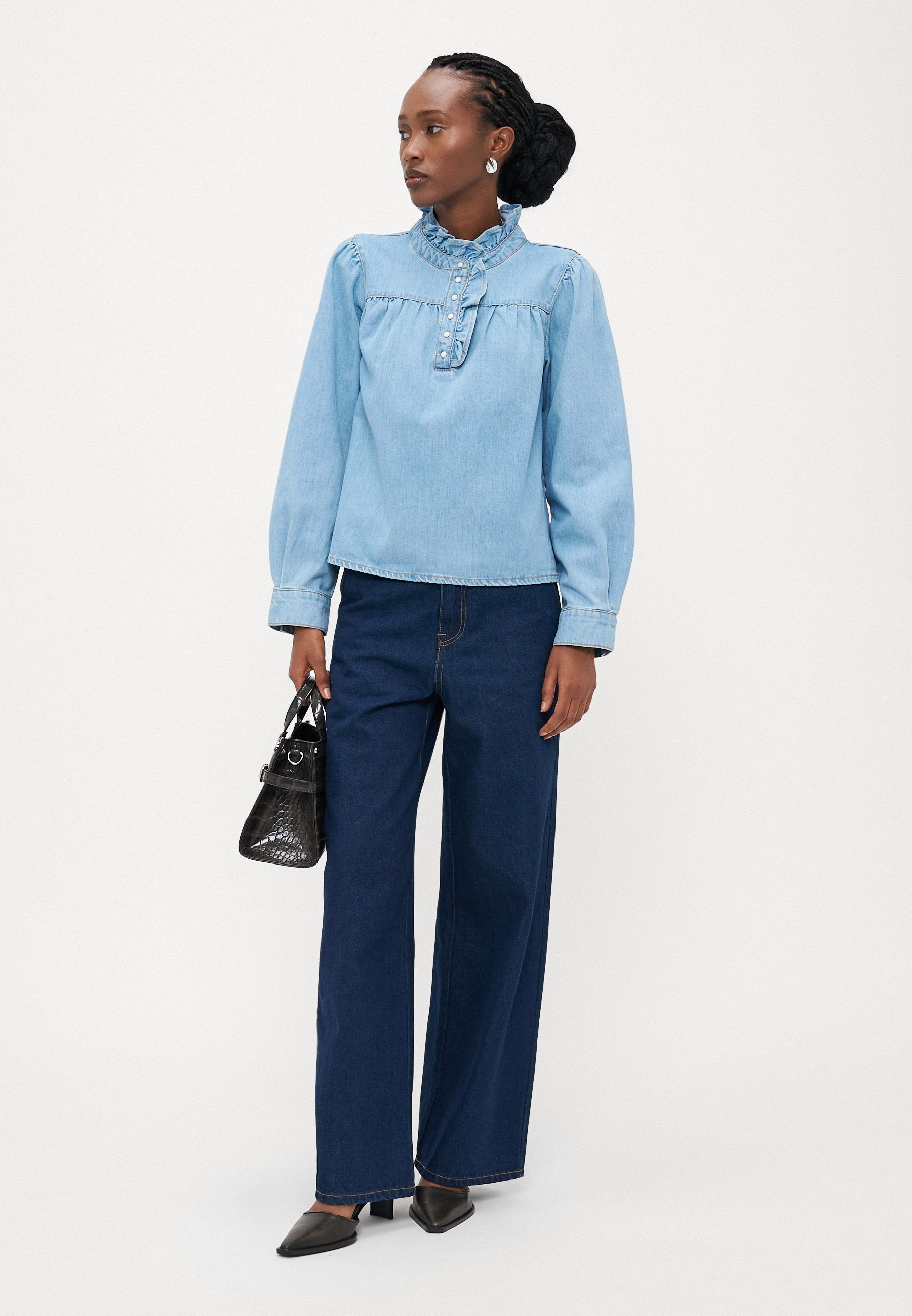 ONLY Petite ONLLUCIA FRILL SHIRT