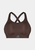 adidas Performance OPTIMÉ WORKOUT HIGH SUPPORT BRA - High support sports bra - aurora coffee