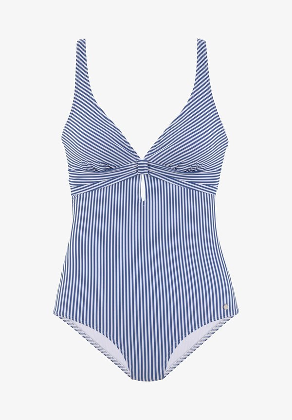 s.Oliver Swimsuit - hellblau/weiß