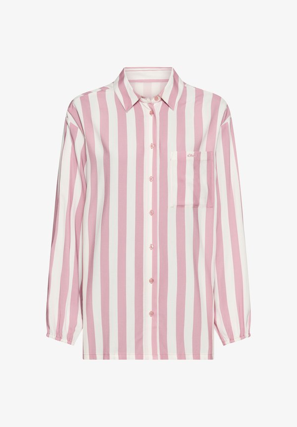 s.Oliver Pyjama top - mauve gestreift