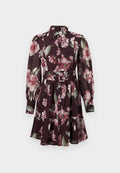 Vero Moda VMIRIS SHIRT DRESS - Shirt dress - chocolate torte