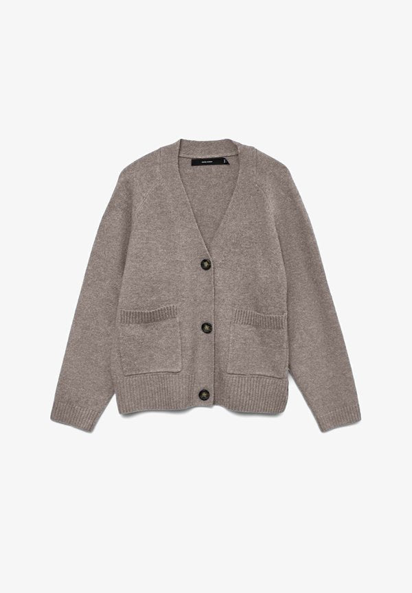 Vero Moda VMBOOM Knit - Cardigan - moon rock
