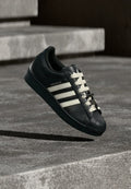 adidas Originals SUPERSTAR II - Trainers - carbon/off white/silver-coloured metallic