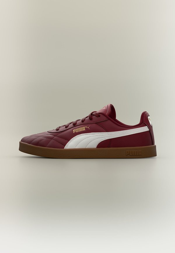 Puma CLUB II INDOOR UNISEX - Trainers - garnet glow/white