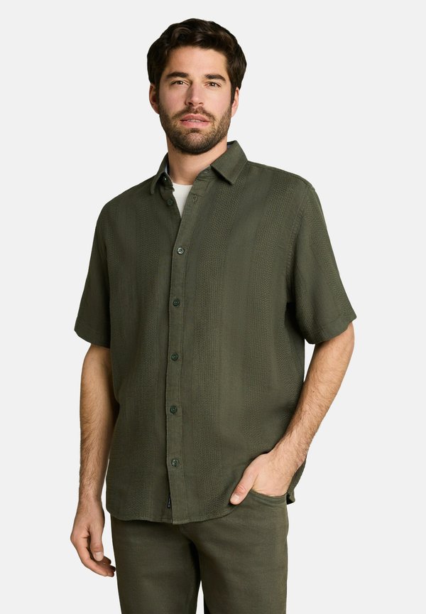 TOM TAILOR Shirt - deep leaf green