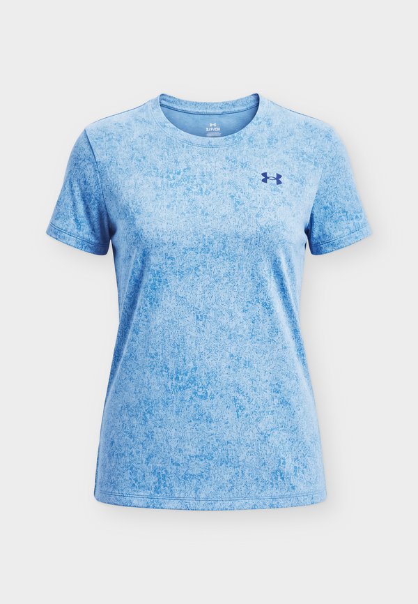 Under Armour PIXELATE - Sports T-shirt - aegean blue/blackout navy