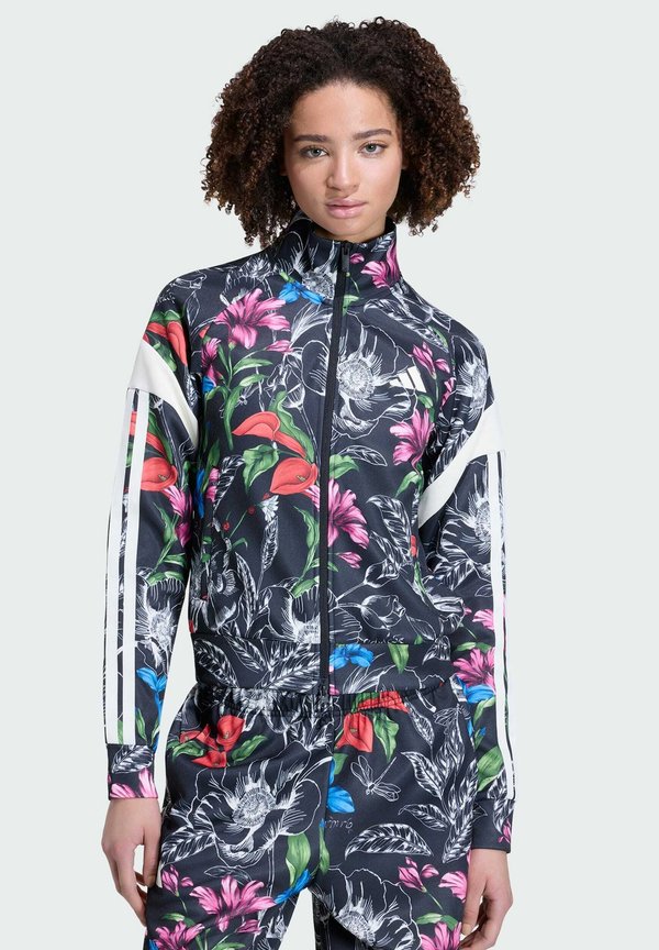 adidas Sportswear ADIDAS SPORTSWEAR ADIDAS X FARM RIO HOUSE OF TIRO TRACK TOP - Training jacket - black   cream white   multicolor