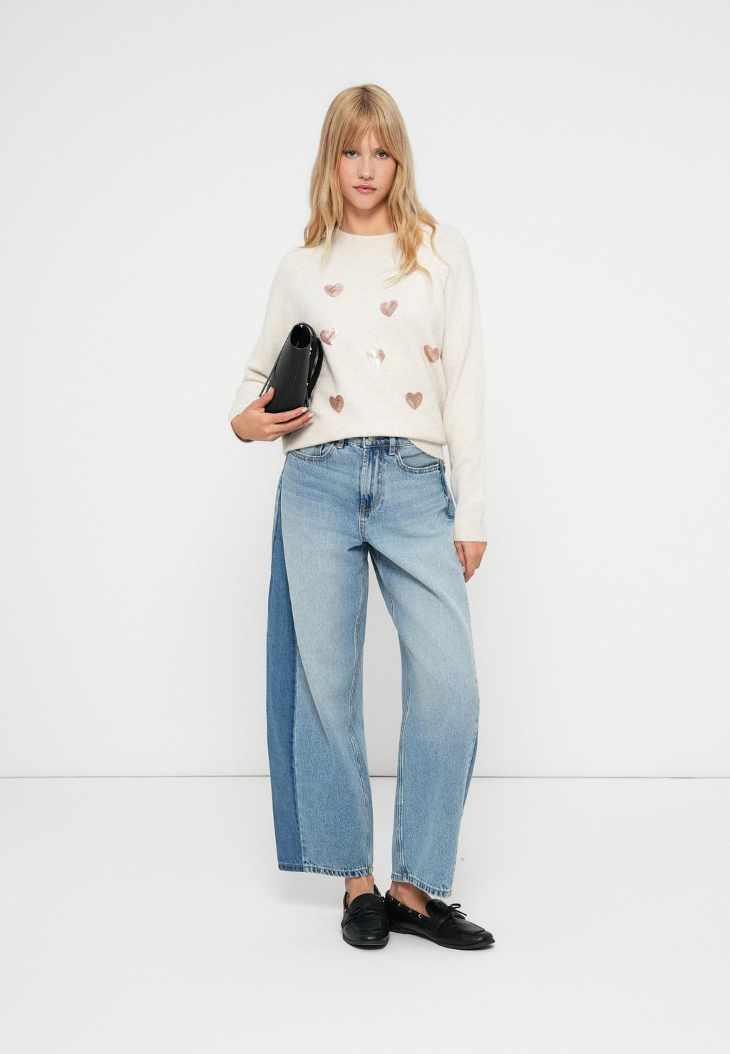 Vero Moda VMDOFFY O NECK SEQUINS PULLOVER