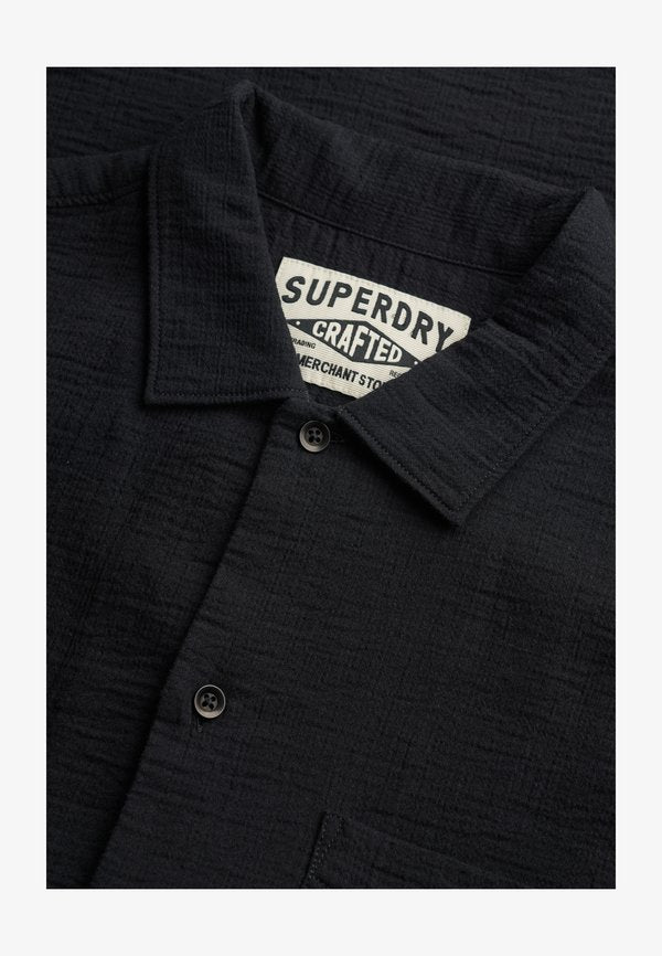 Superdry & Co THE MERCHANT STORE - TEXTURED SHORT SLEEVE  - Shirt - black