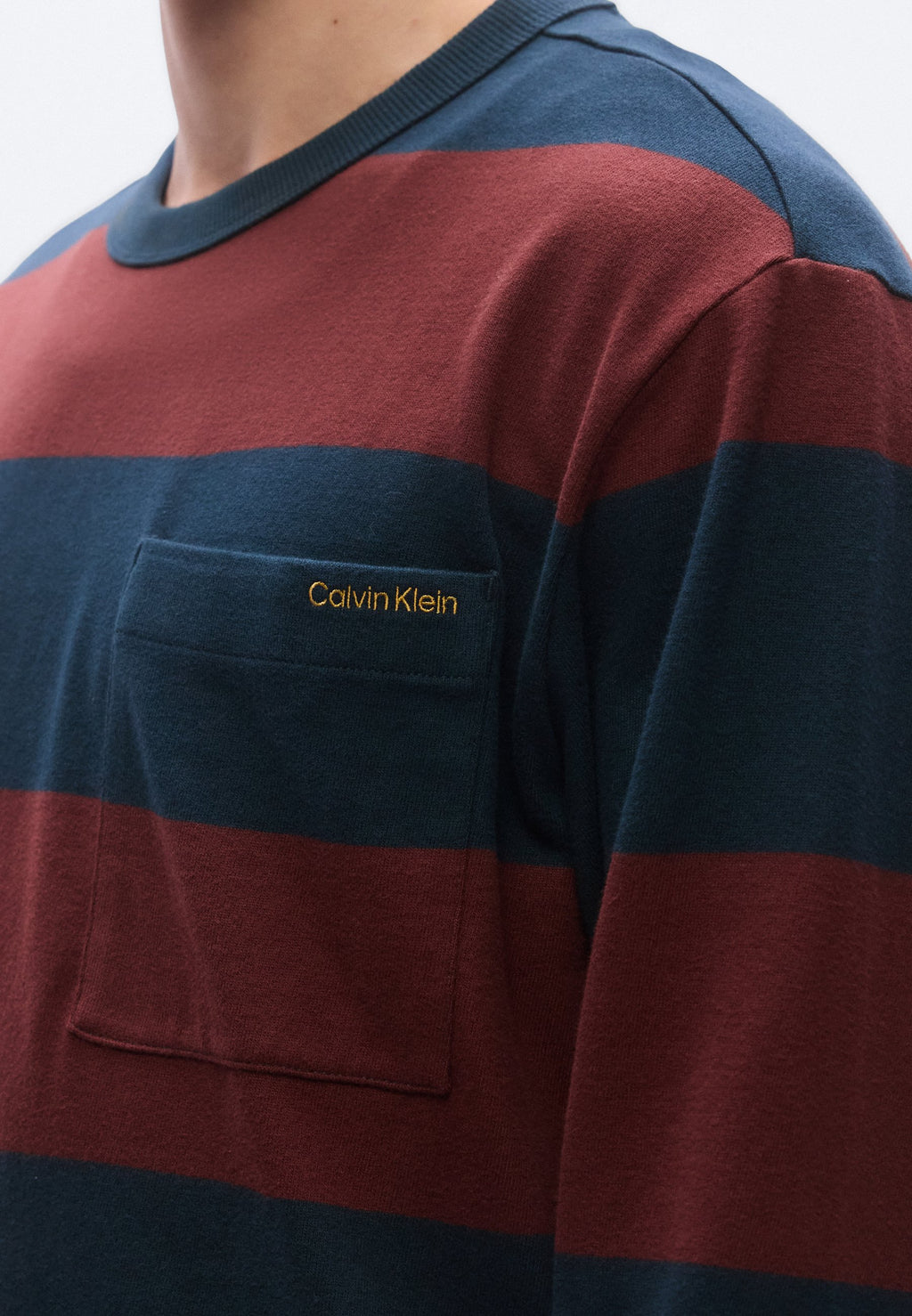 Calvin Klein Jeans STRIPE POCKET TEE