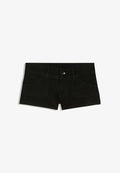 Bershka Denim shorts - black