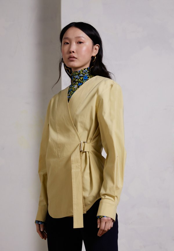 Victoria Beckham V-NECK WRAP SHIRT