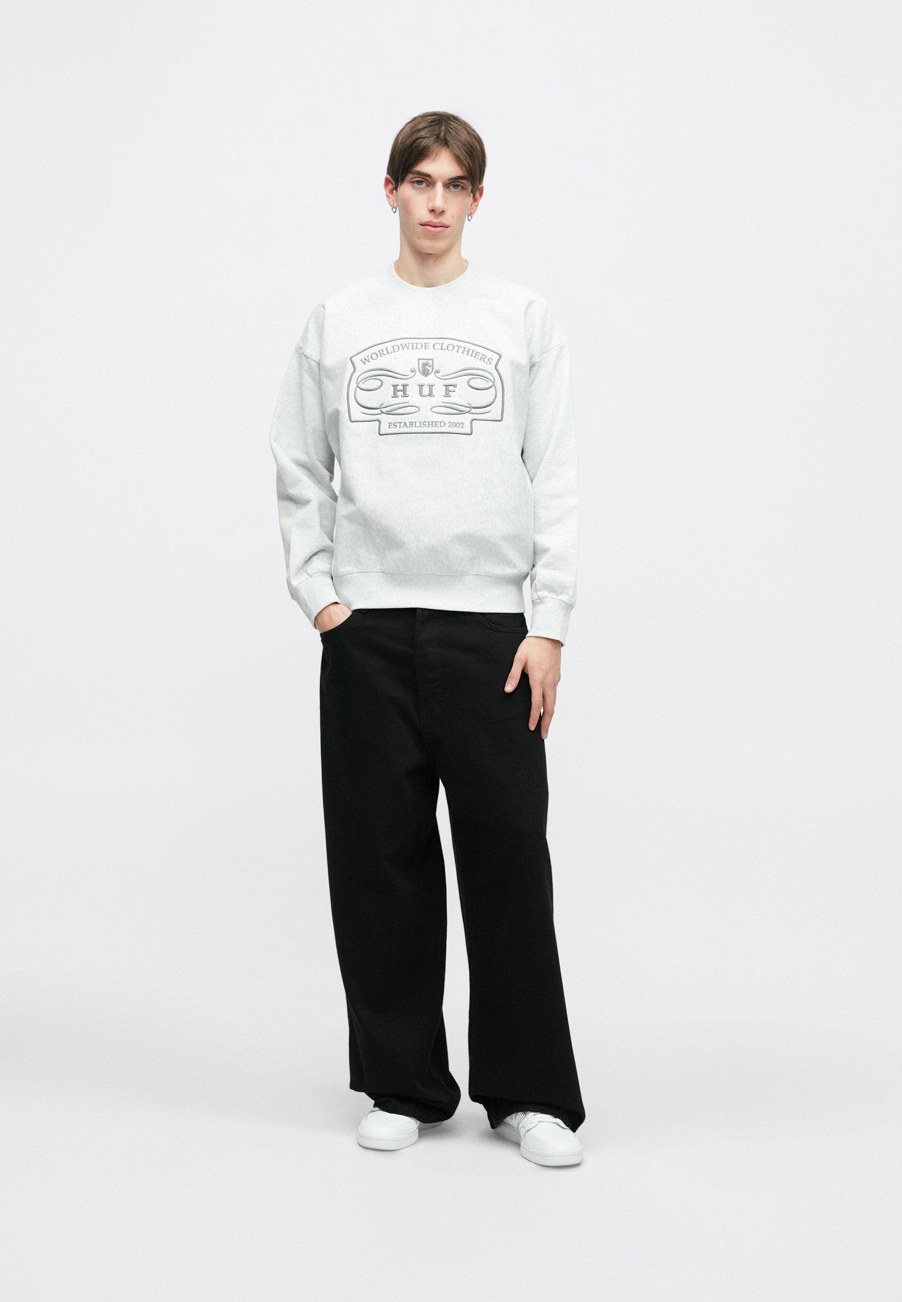 HUF WORLDWIDE CLOTHIERS CREWNECK UNISEX