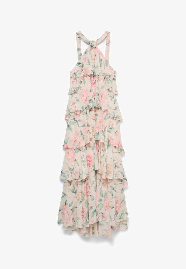 Vero Moda VMFELICIA SL RUFFLE MAXI DRESS EXP - Maxi dress - peony