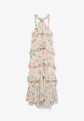 Vero Moda VMFELICIA SL RUFFLE MAXI DRESS EXP - Maxi dress - peony